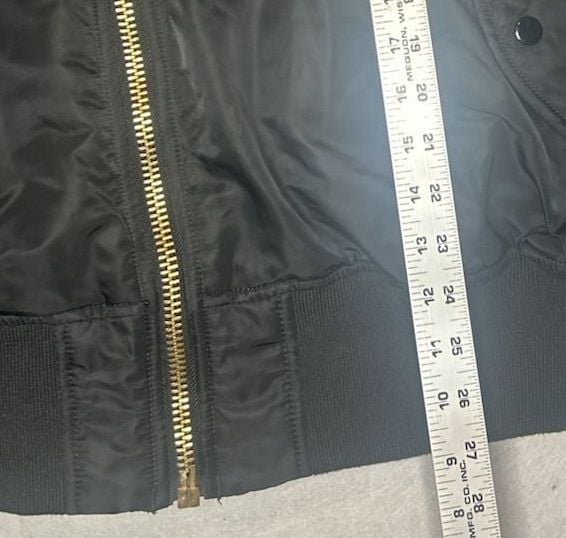 Alpha Industries jacket mens xl NASA MA-1 Apollo II Bomber flight reversible 11