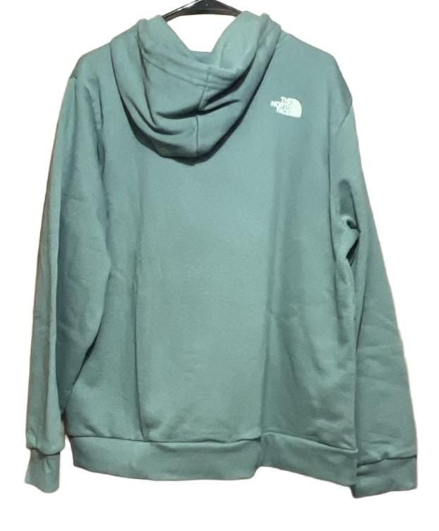 The North Face Evo Scatter Logo Hoodie Size XL Duck Green 4