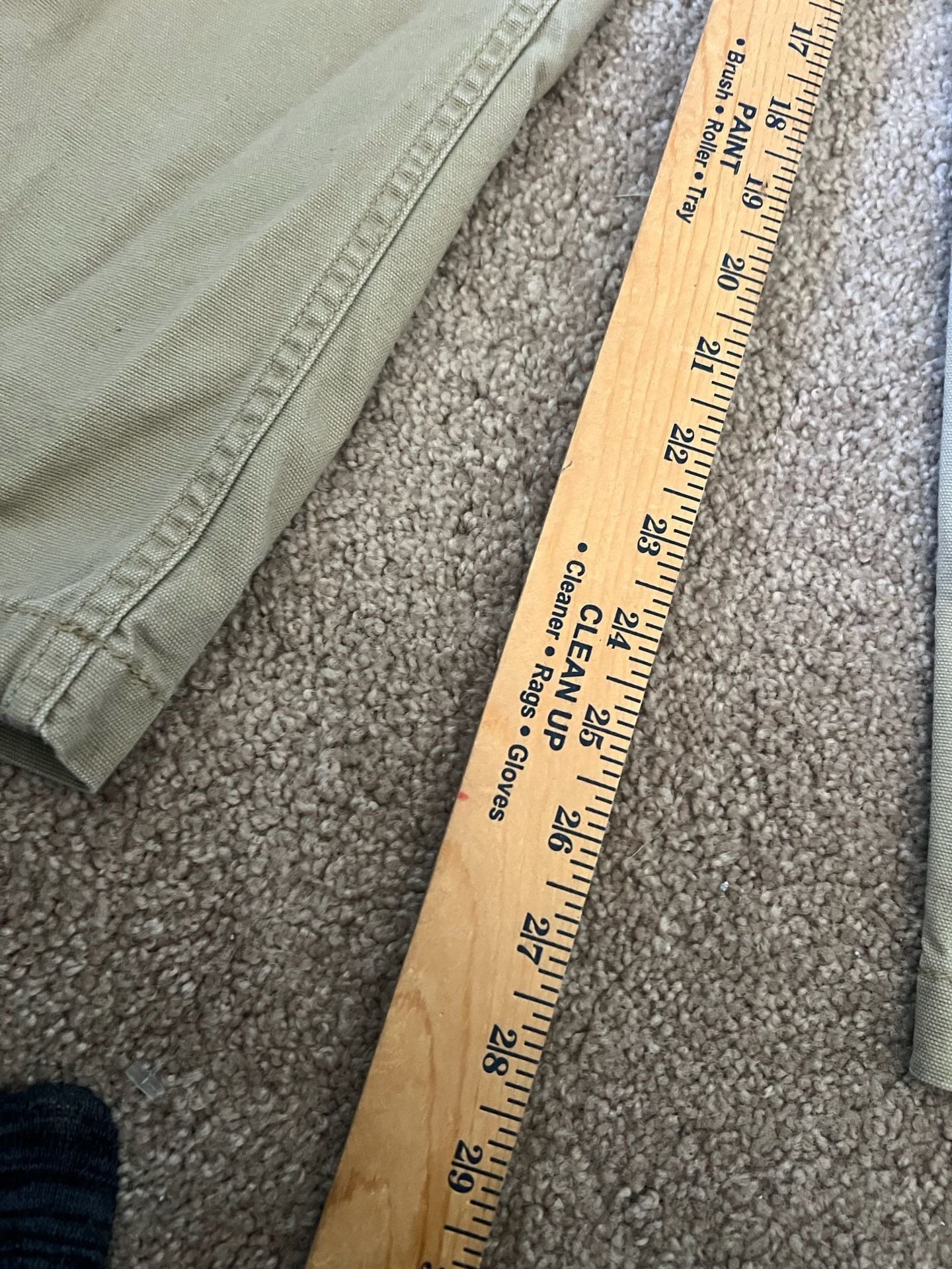 Carhartt Relaxed Fit Utility Pants Size 38x30 Khaki Workwear 6