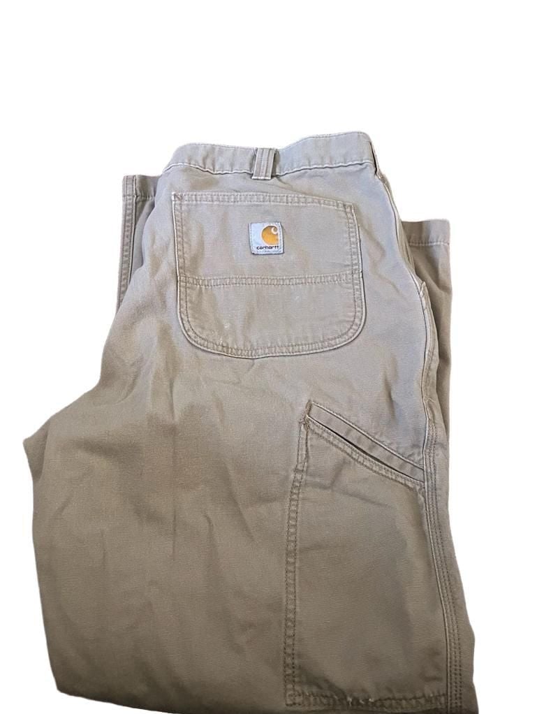Carhartt Relaxed Fit Utility Pants Size 38x30 Khaki Workwear 7