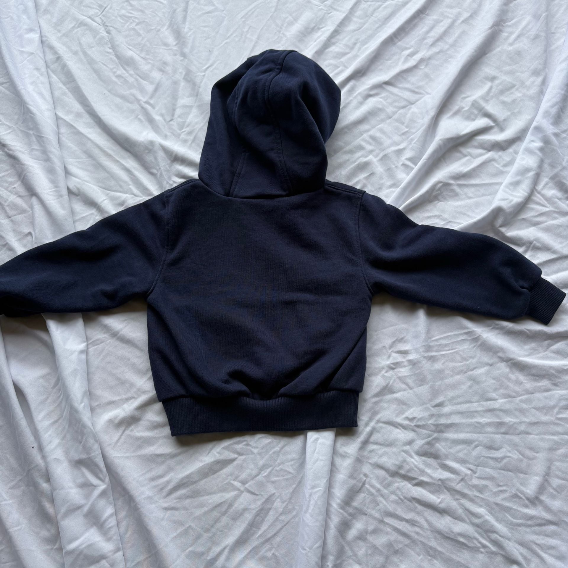 Nike Sportswear Club Fleece Pullover Hoodie Size 2T 1-2Yrs Navy Gray Heather Set 4