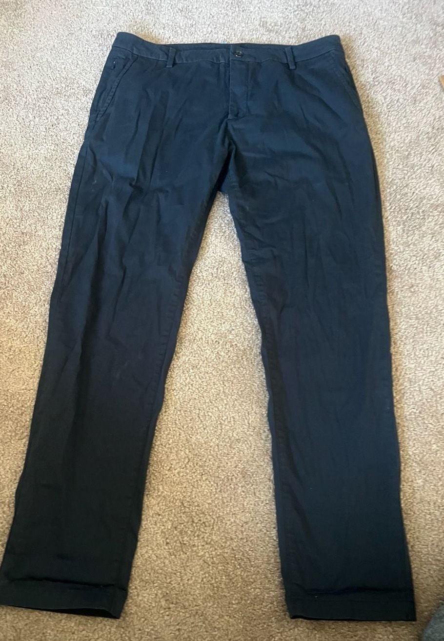 Bird dog Boom Pants Size 36x32 Blue Chino Casual Trousers 2