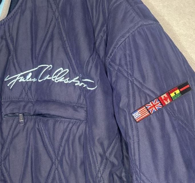 FUBU Collaboration Limited Edition jacket size xl blue quilted Y2K streetwear 4