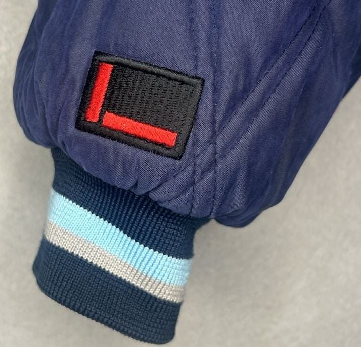 FUBU Collaboration Limited Edition jacket size xl blue quilted Y2K streetwear 6