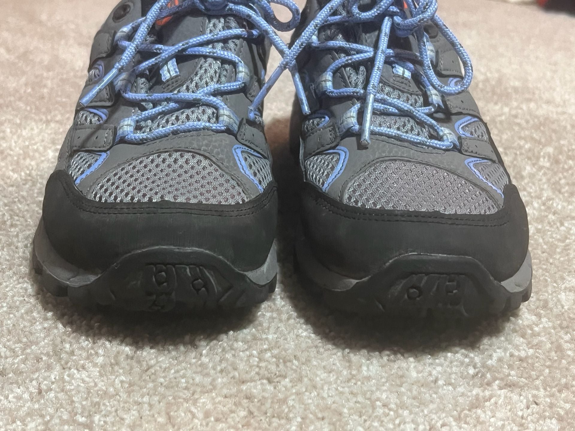 Merrell Kids Moab 2 Low Lace Waterproof Shoe Grey Periwinkle 11