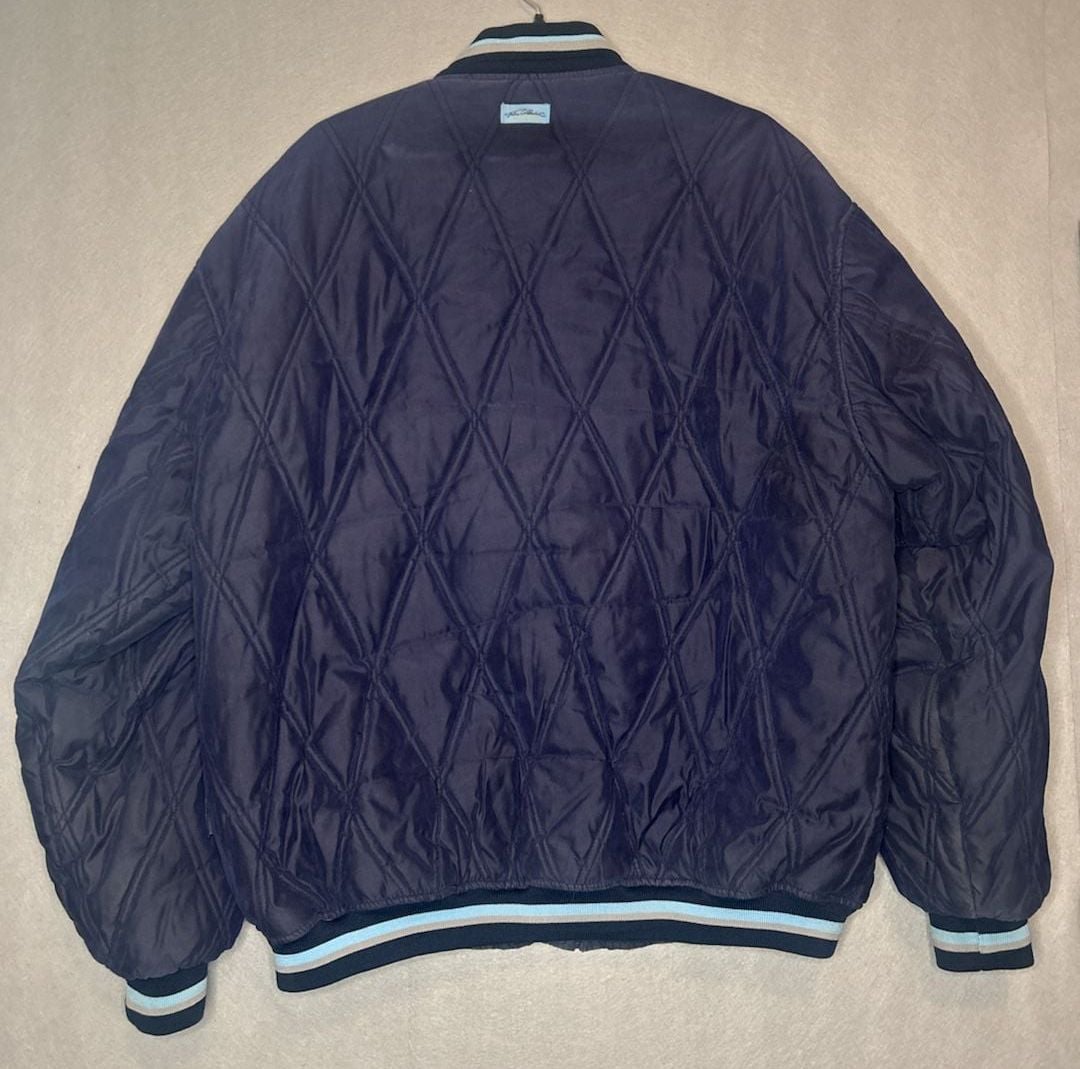 FUBU Collaboration Limited Edition jacket size xl blue quilted Y2K streetwear 7