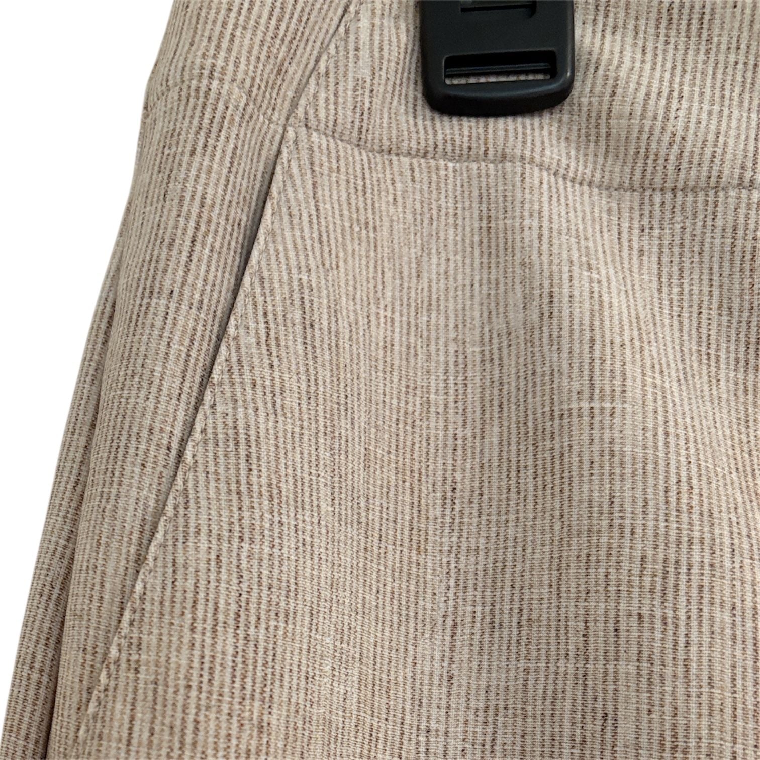 Theory Flat front Wide Leg Ponte Pants Beige Size 6 5