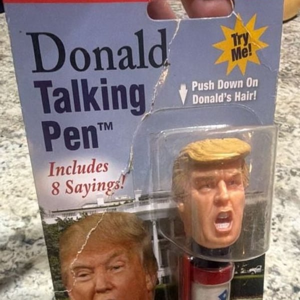 Donald Trump Talking Pen (8 Different Sayings) NEW • 2016, 2020, 2024 President