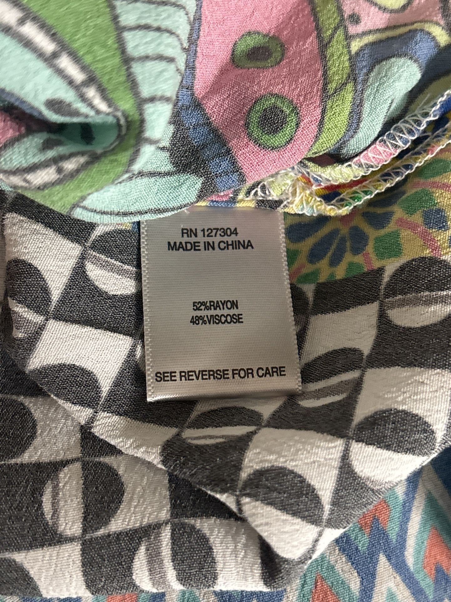 John Mark Women's Mix Print Sz PXS 8