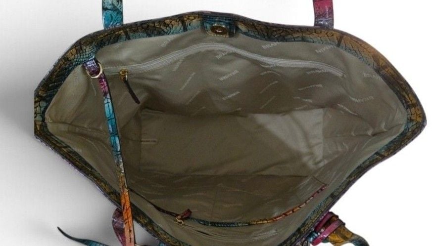 Brahmin Brooke Tote Luau Melbourne Leather Handbag 10