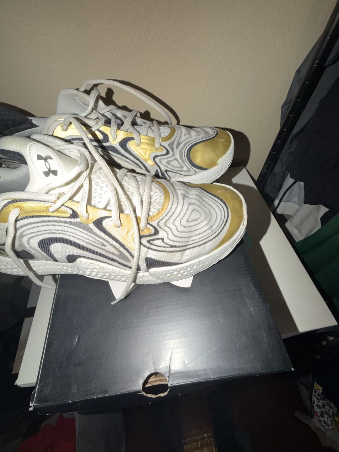 Under Armour UA Spawn 6 Size 13 White 6
