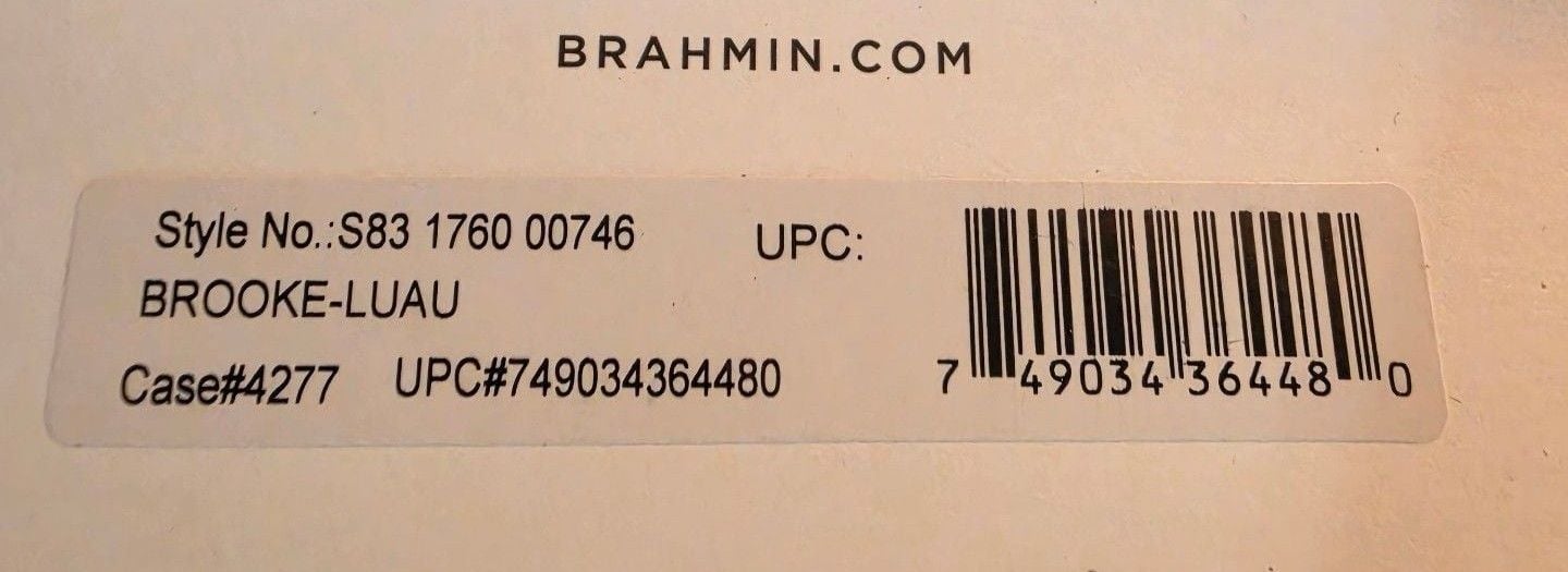 Brahmin Brooke Tote Luau Melbourne Leather Handbag 15