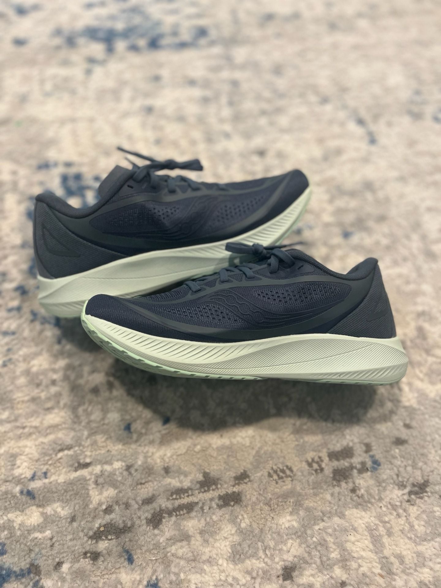 Women’s Saucony Mirage Flow Navy Running Shoes 3
