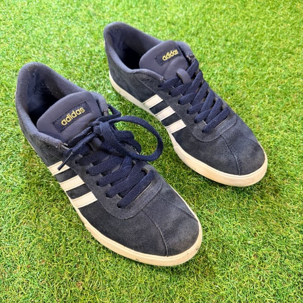 Adidas Courtset W Navy Suede Sneakers Size 8.5