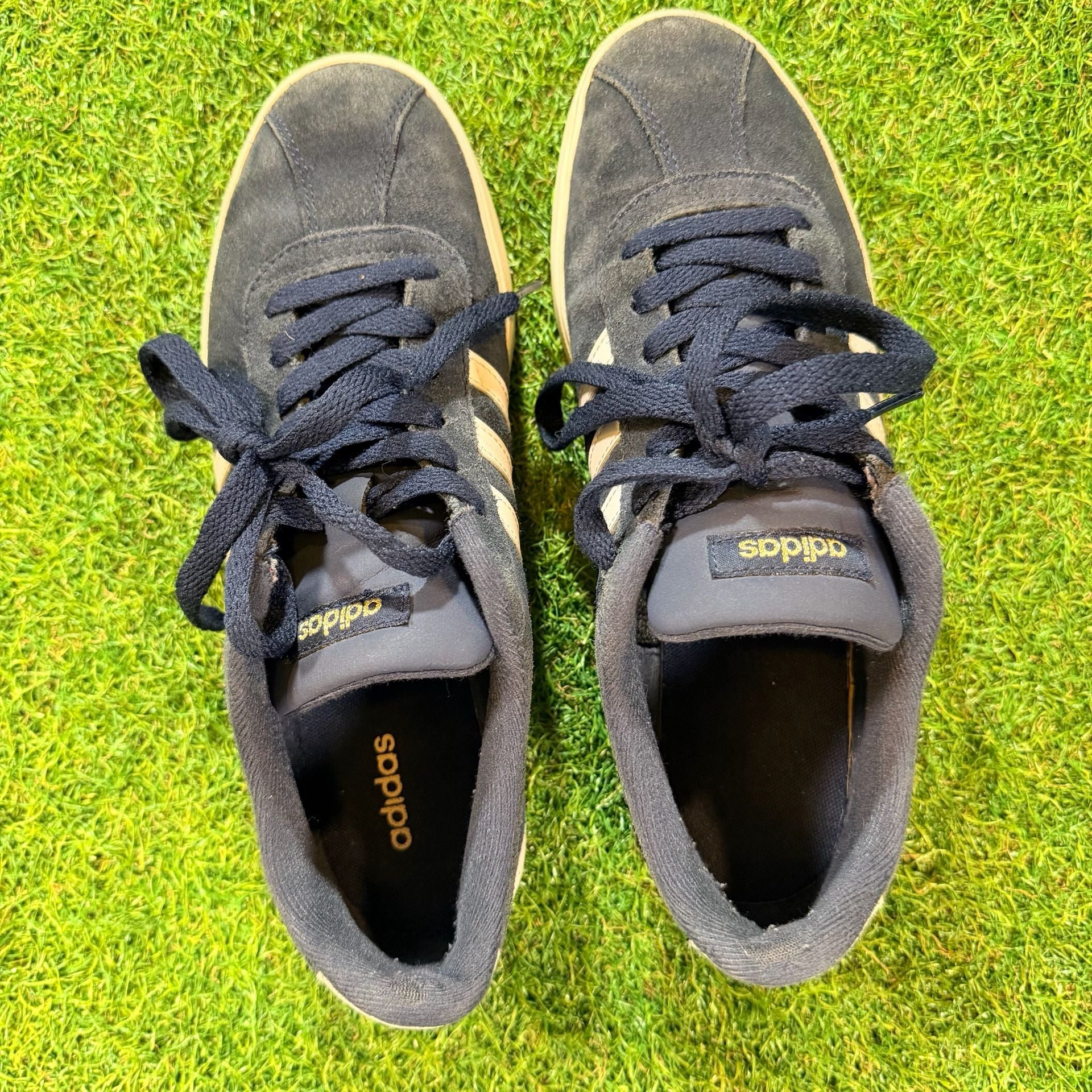 Adidas Courtset W Navy Suede Sneakers Size 8.5 8