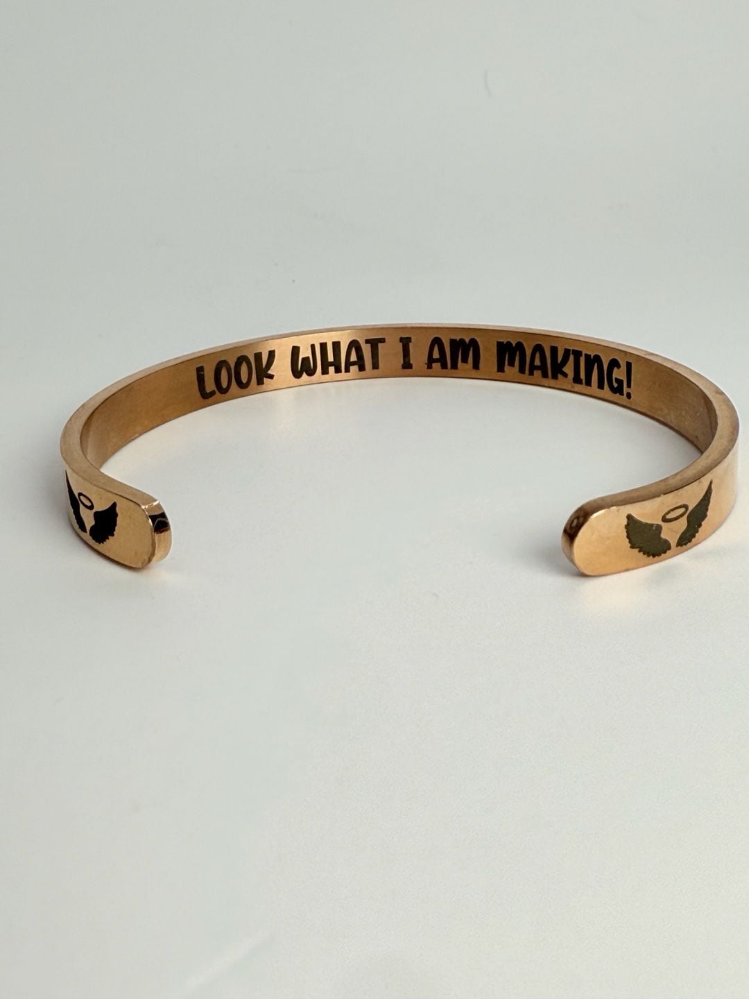 Alisa Michelle Creator Cuff Bracelet Rose Gold Look What I Am Making 3