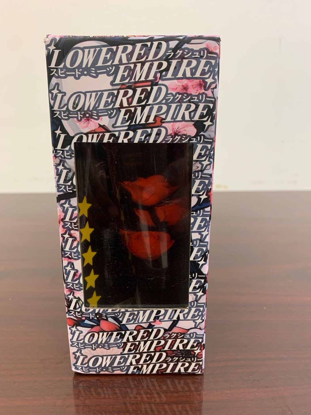 Lowered Empire Red Rose Resin Shift Knob JDM Gear Shifter 2