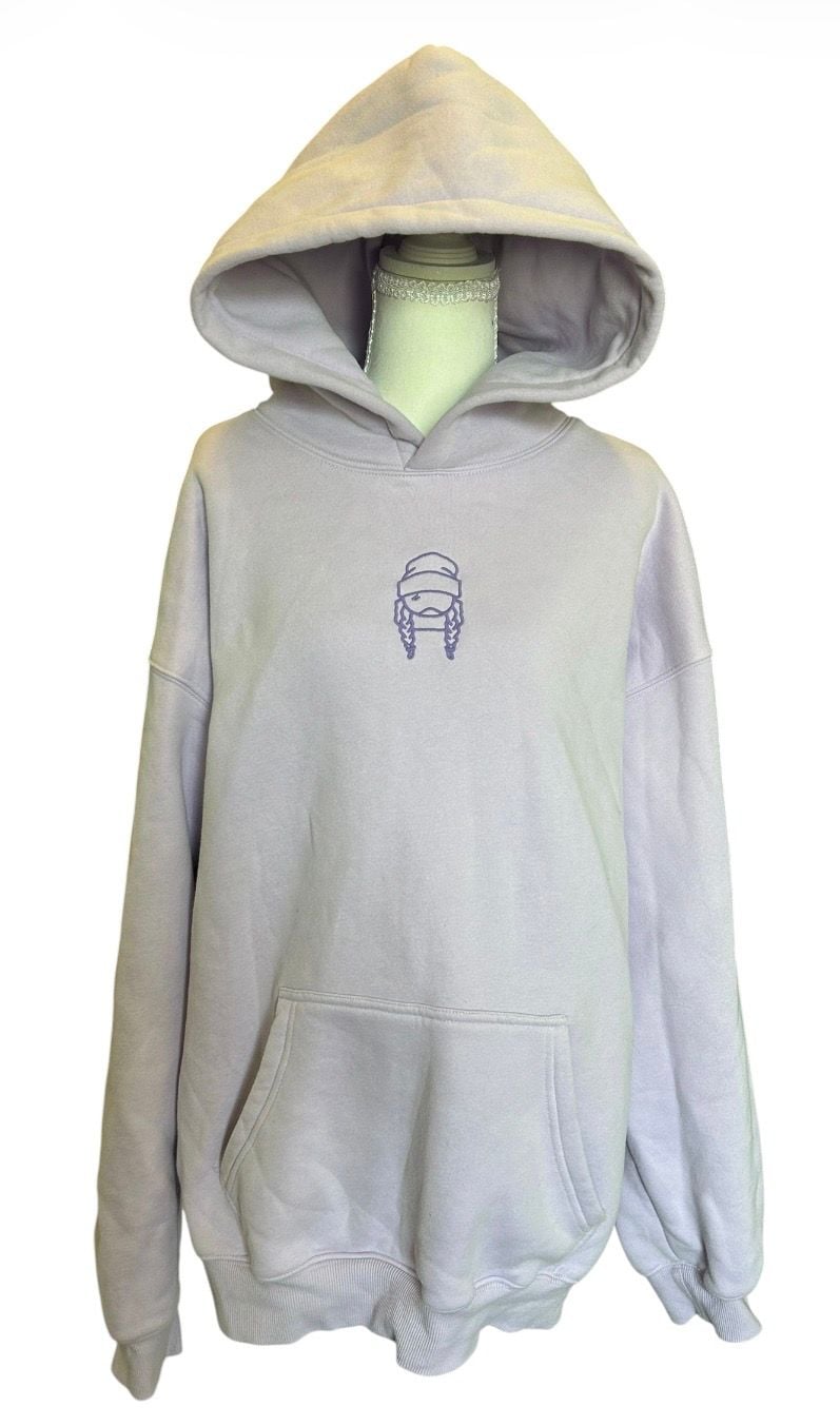 Ski Like A Girl Take Me Skiing Hoodie X-Large Light Lilac 2