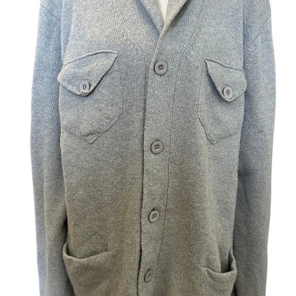 CHOR Button Up Grey Cardigan XL