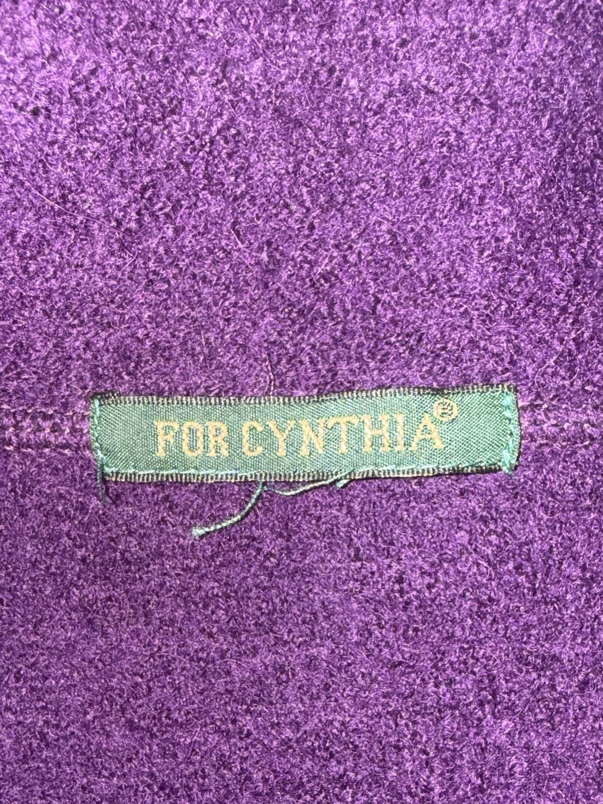 For Cynthia Women’s Jacket Blazer 100% Wool Button Front Career
5