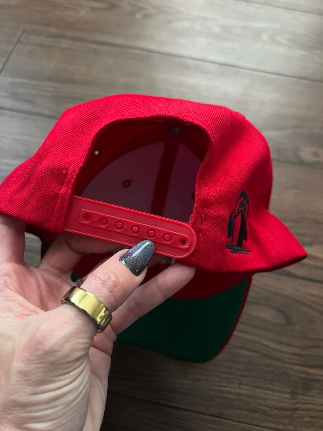 Groove Cruise GCFAM Snapback Hat Red Black 5