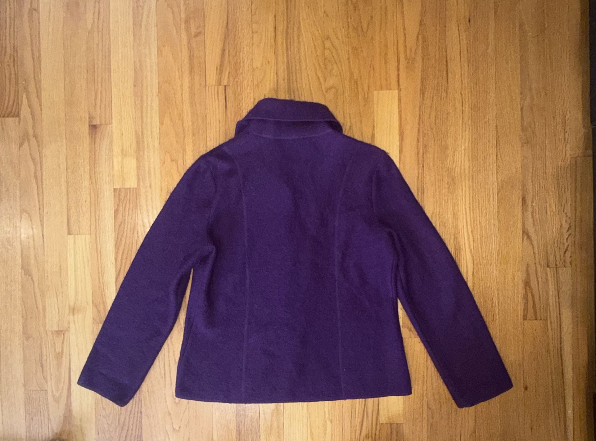 For Cynthia Women’s Jacket Blazer 100% Wool Button Front Career
9