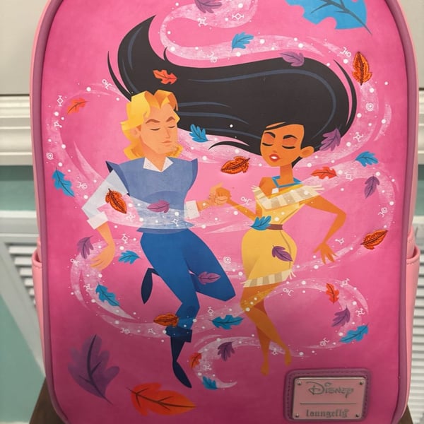 Loungefly Disney Pocahontas Colors of the Wind Mini Backpack and Cardholder Set