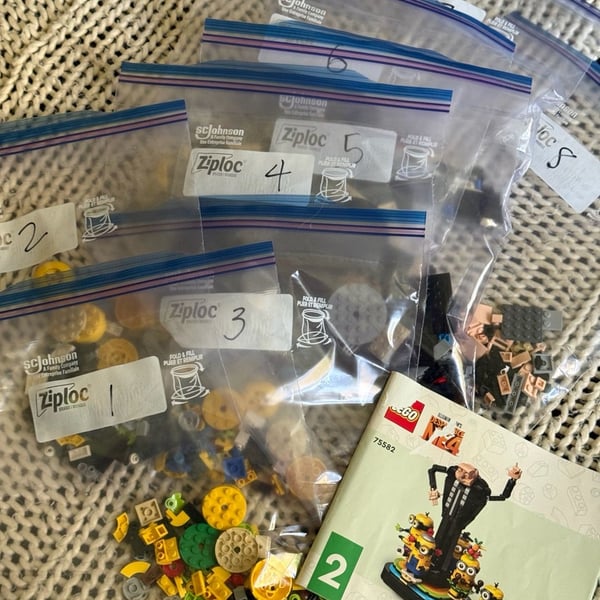 LEGO Gru and Minions 75582 Set 100% Complete with Sorted Bags and Manual 2