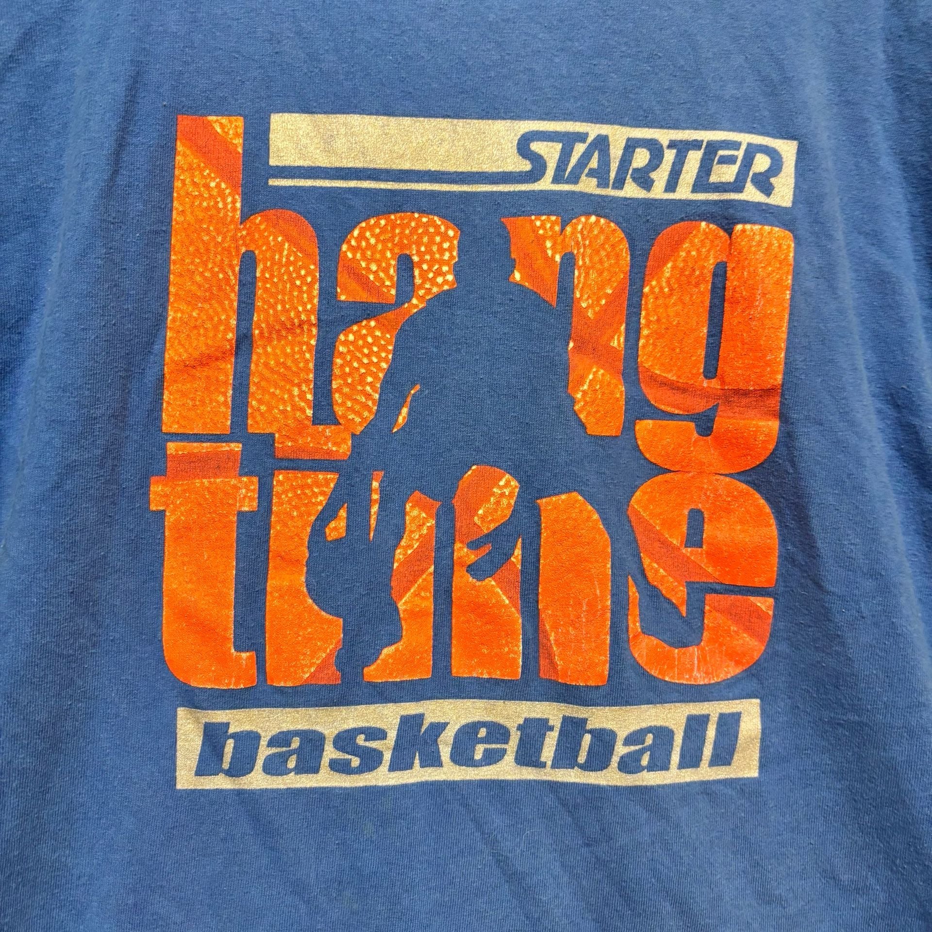 Vintage Starter Hang Time Basketball T-Shirt Youth Large Athletic 3