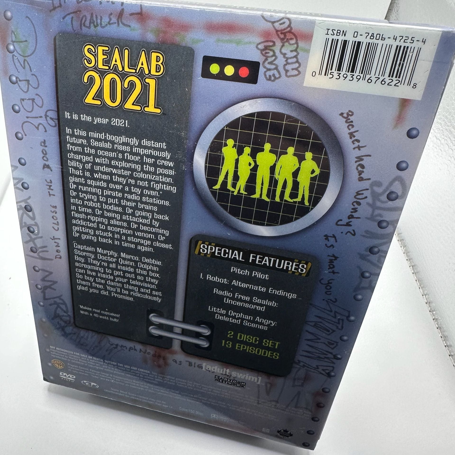 Sealab 2021 Season One DVD 2 Disc Set Adult Swim Cartoon Network 2004 2
