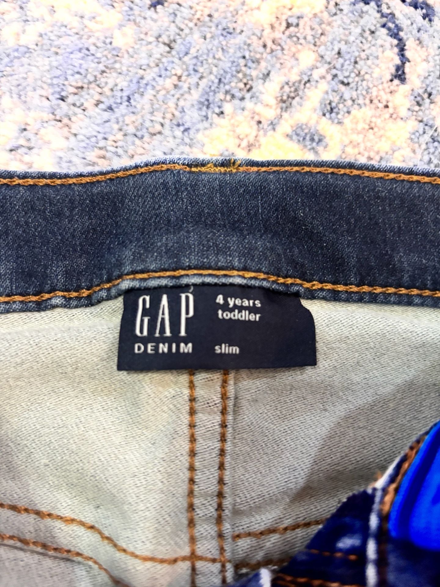 Gap Denim Slim Jeans 4 Years Toddler Blue 4