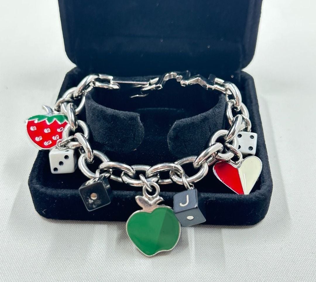 Marc Jacobs The Collector Silver-Tone Multi-Charm Bracelet 2