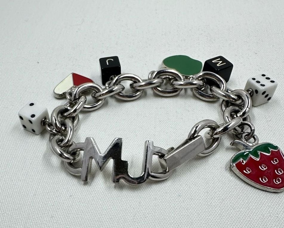 Marc Jacobs The Collector Silver-Tone Multi-Charm Bracelet 6