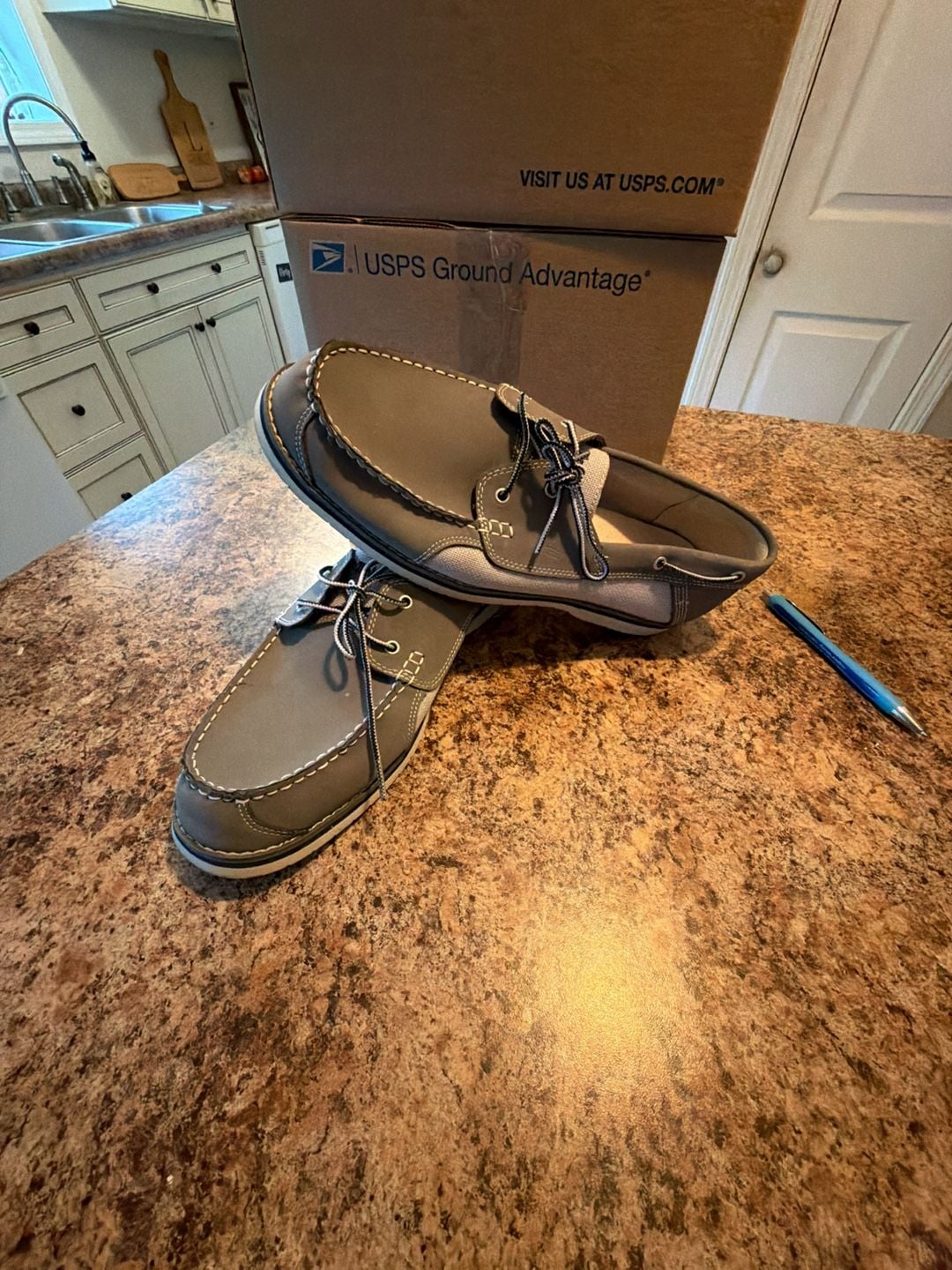 Timberland Atlantis Break Boat Shoes Size 11 Grey Nubuck 5