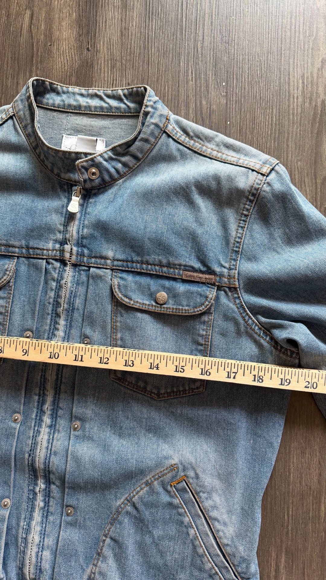 Vintage 90s Calvin Klein Jeans Denim Jacket 8