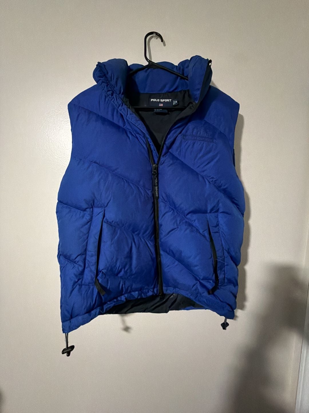 Polo Sport Ralph Lauren Blue Puffer Vest Size M 2