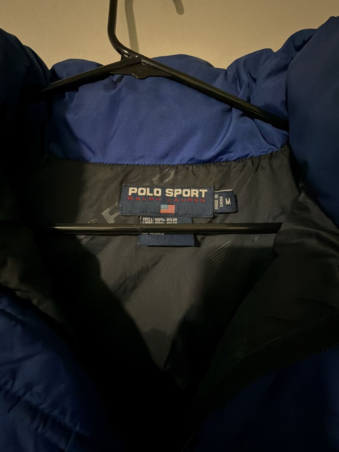 Polo Sport Ralph Lauren Blue Puffer Vest Size M 3