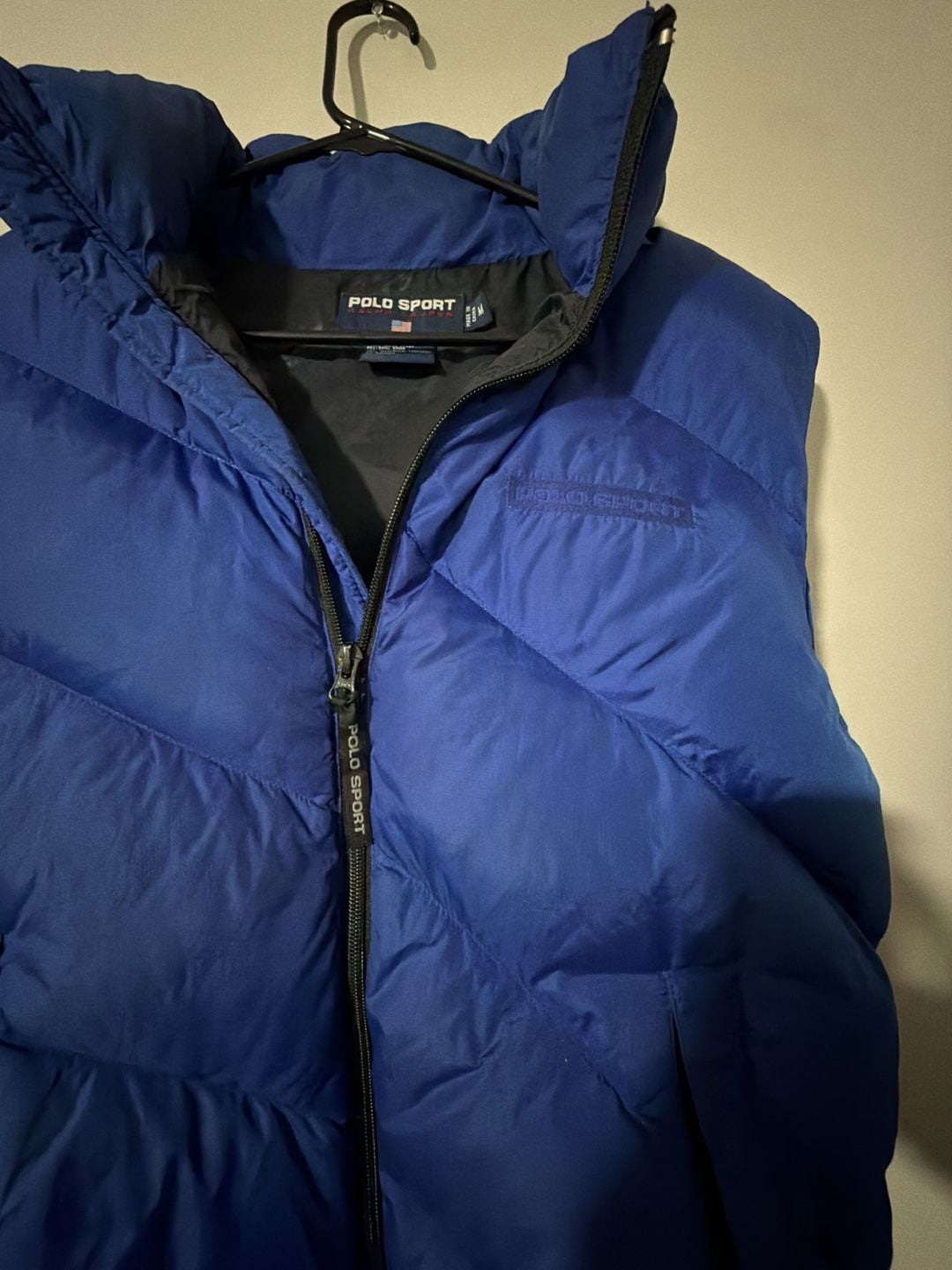 Polo Sport Ralph Lauren Blue Puffer Vest Size M 4