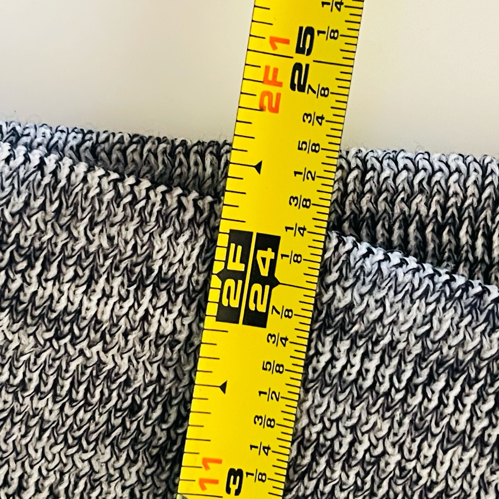 Mount Vernon Cardigan Size XL Gray Ribbed Knit V-Neck Sweater 9