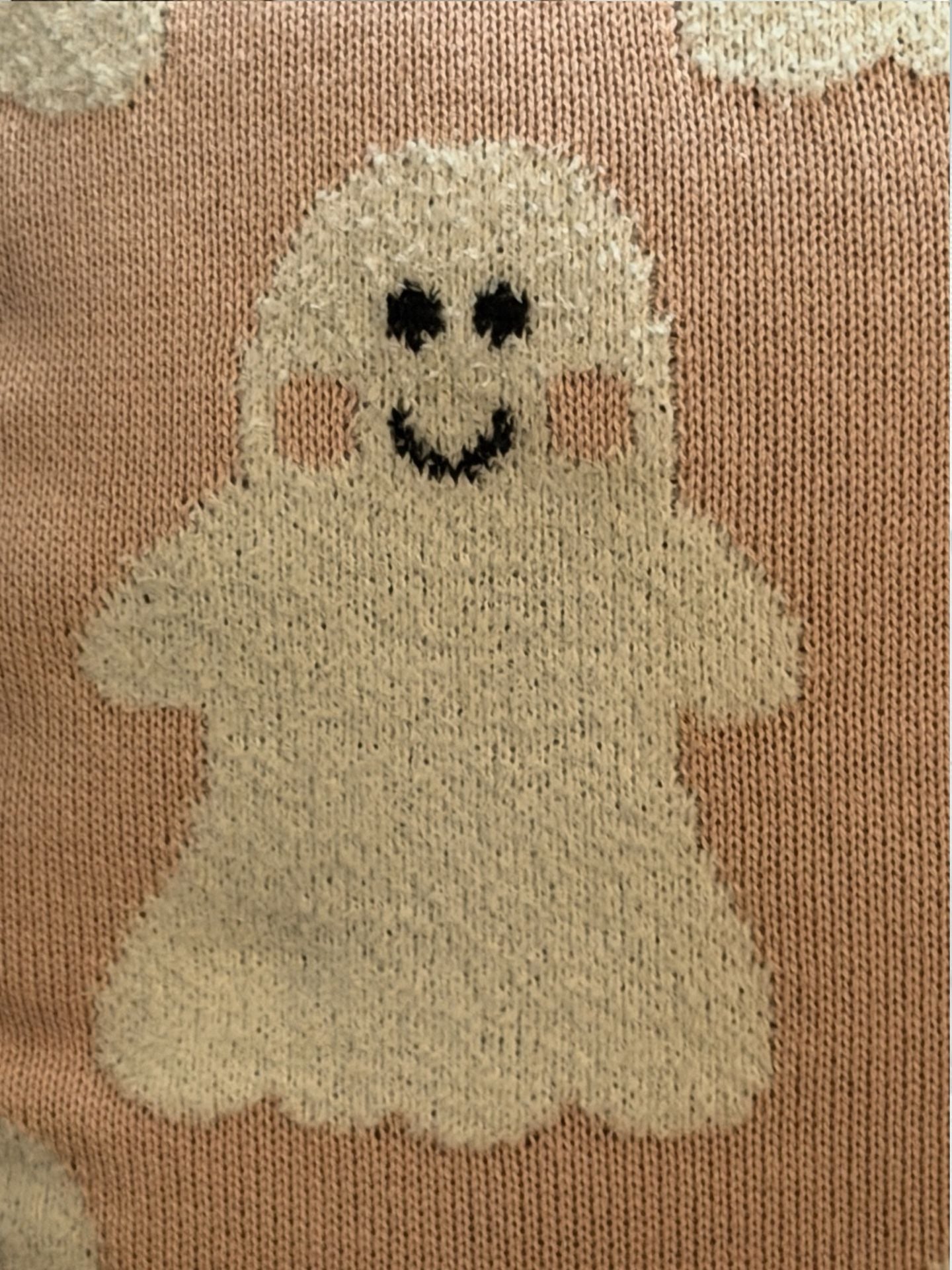 Halloween Pink Ghost Pillow 16.5” New! 2