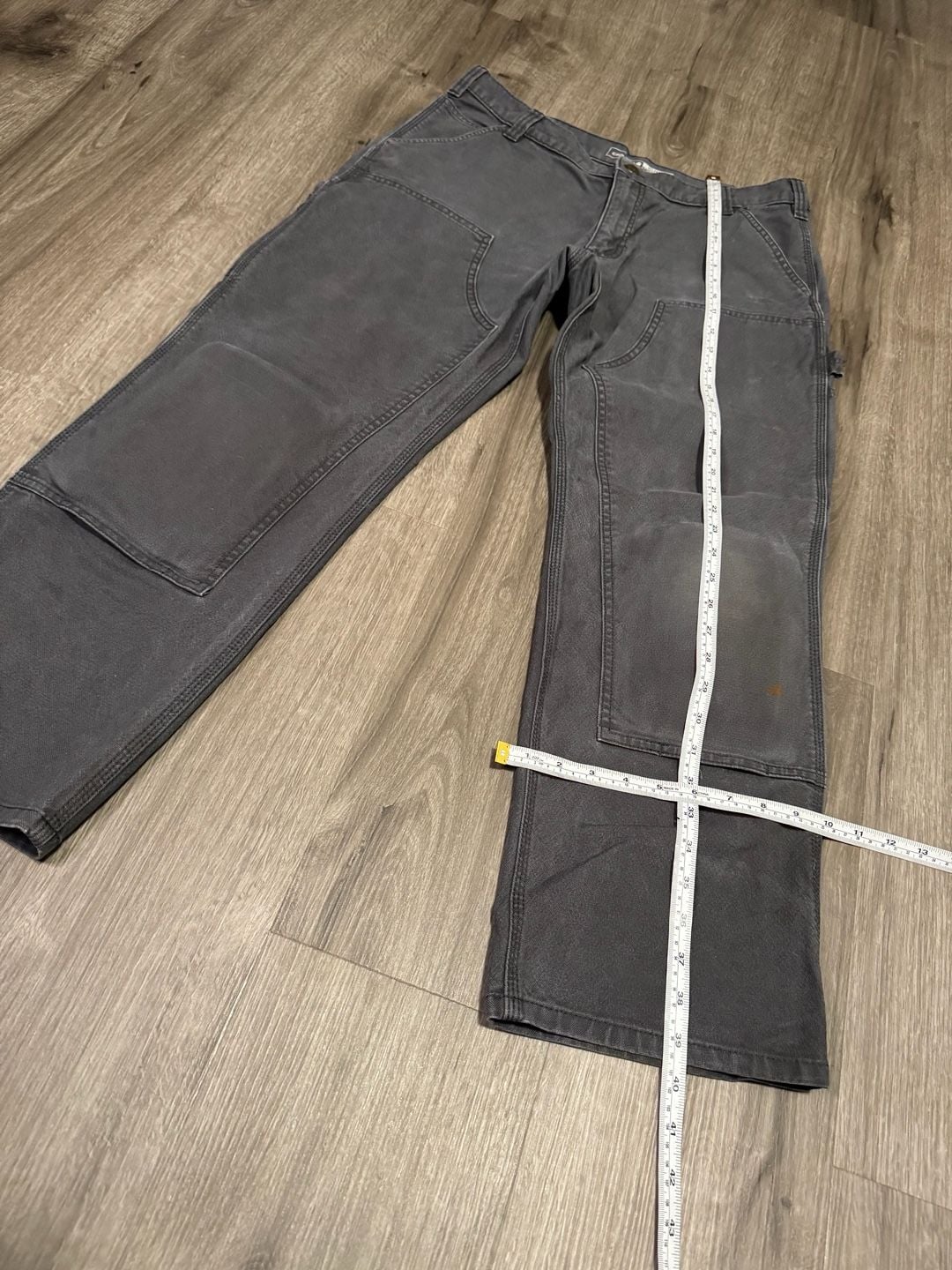 Carhartt Baggy Double Knee Pants w/ Knee Pads Workwear Gray 36x30
8