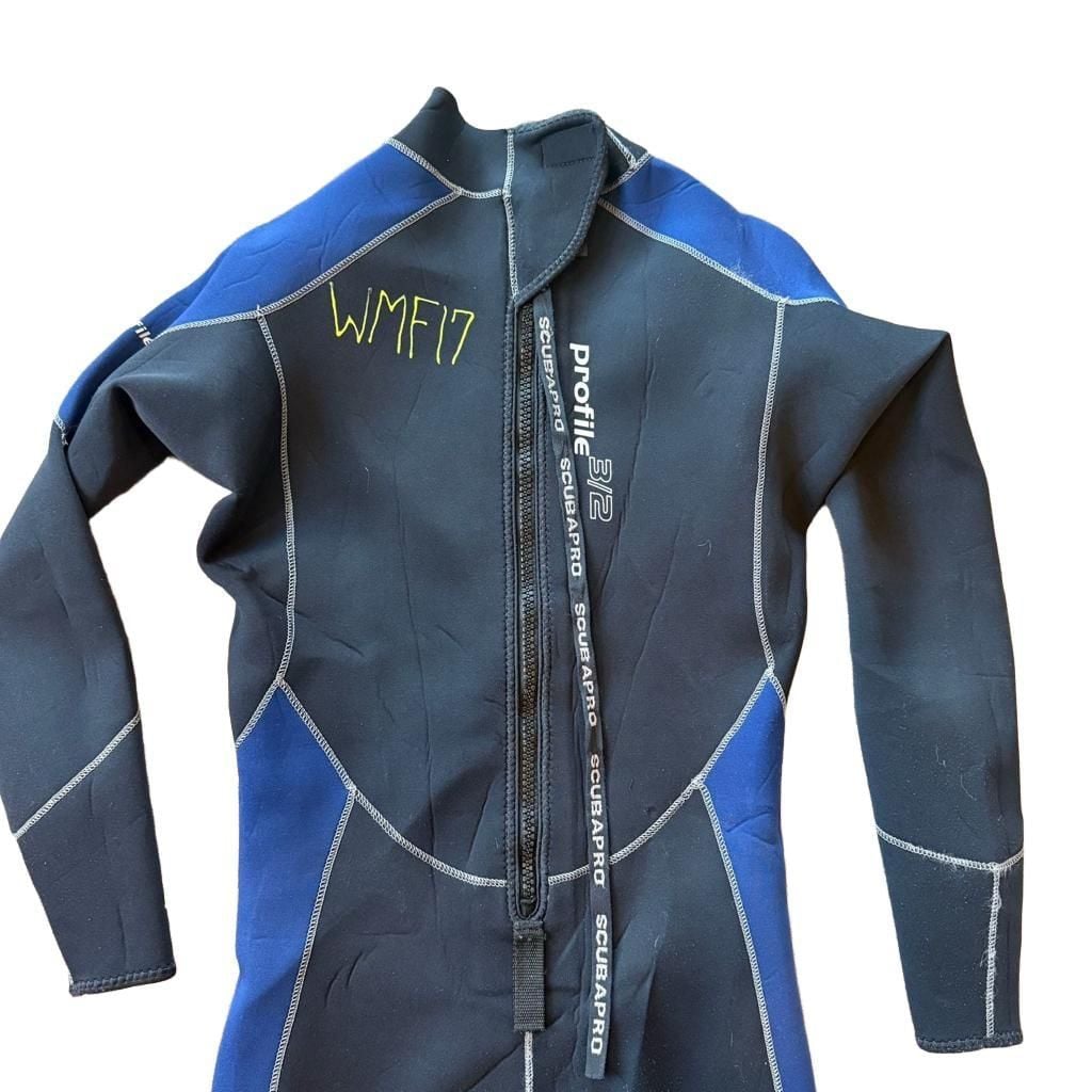 Scubapro Profile 3/2 Wetsuit Size XXL Black Blue Mens 7