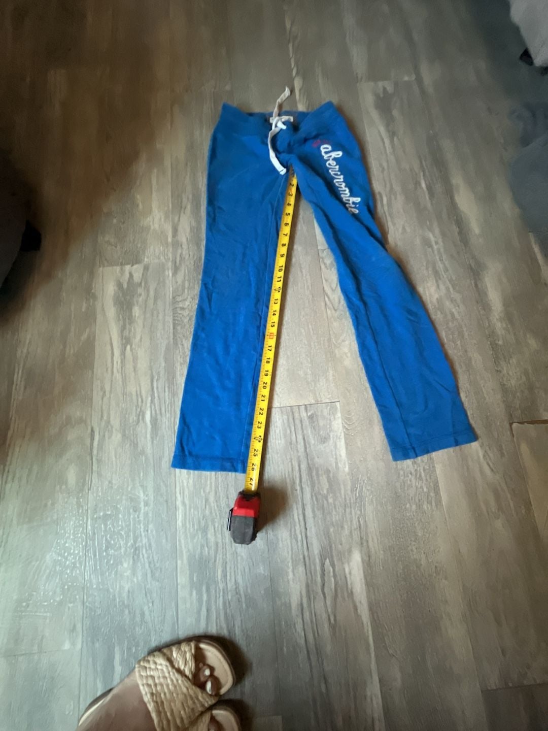 Kids Abercrombie Cute Stretch Sweatpants Size M Blue 9