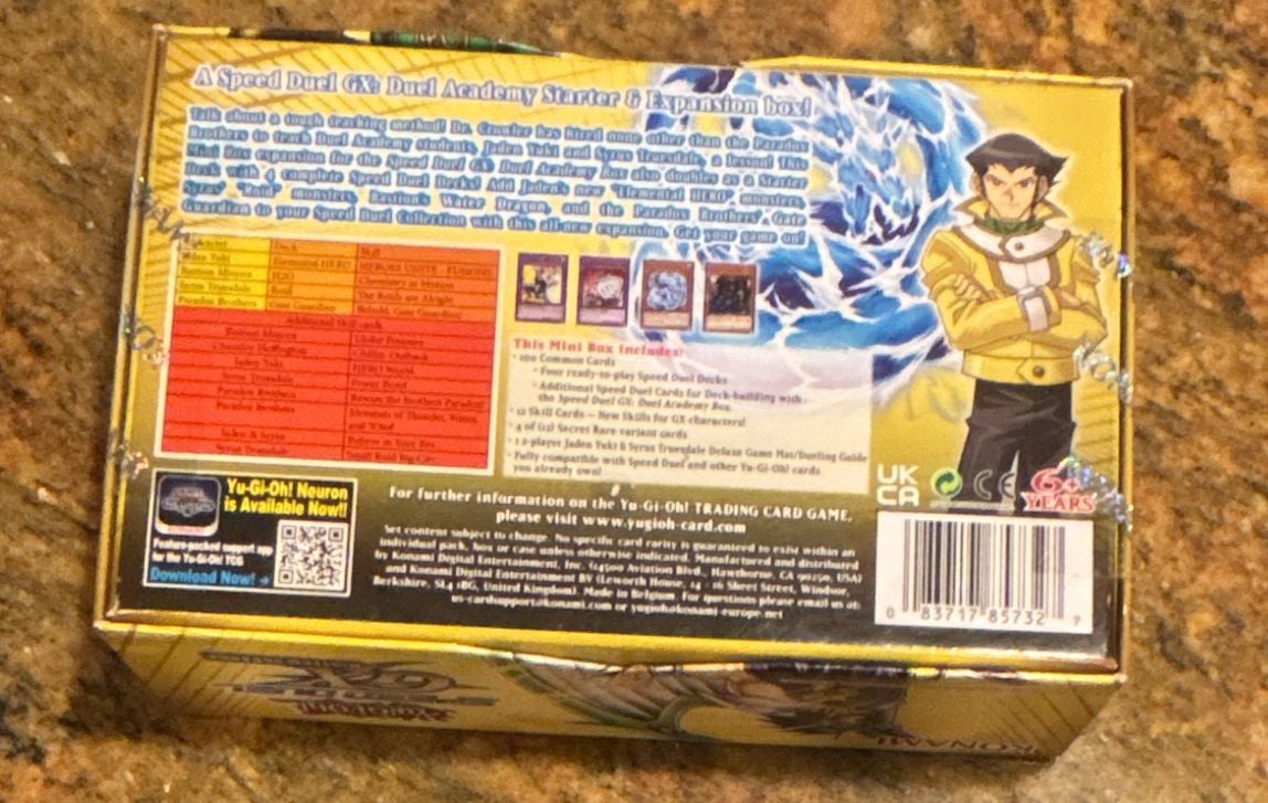 Yu-Gi-Oh Card - Speed Duel GX: MIDTERM PARADOX MINI BOX 2