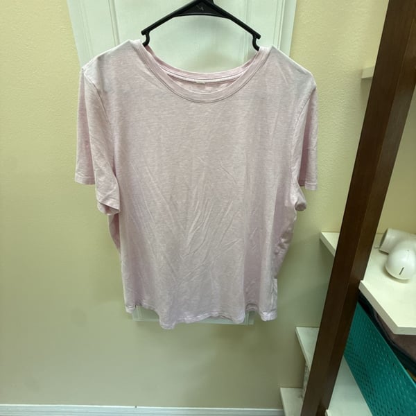 Lululemon Short Sleeve T-Shirt Pink Heathered