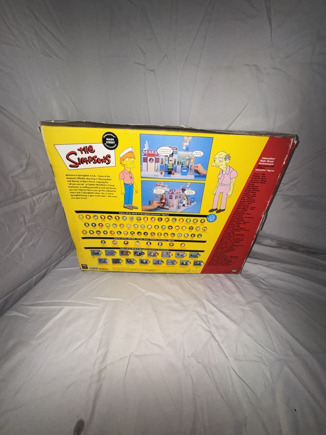 Playmates The Simpsons Interactive Main Street Environment Playset read desc 3