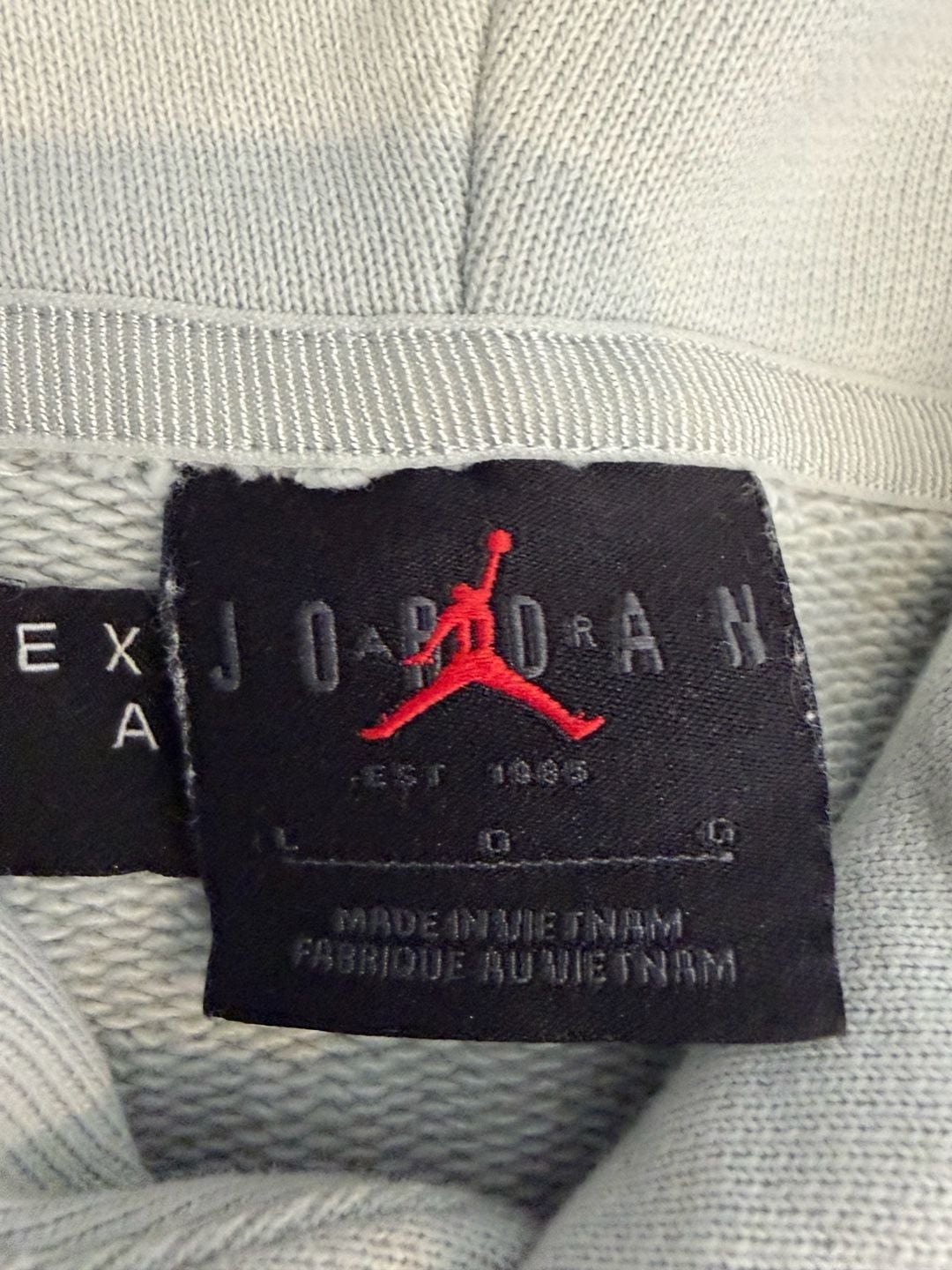 Air Jordan Wordmark Fleece Pullover Hoodie Sail White 6