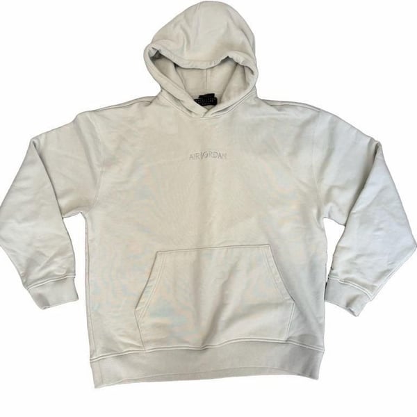 Air Jordan Wordmark Fleece Pullover Hoodie Sail White