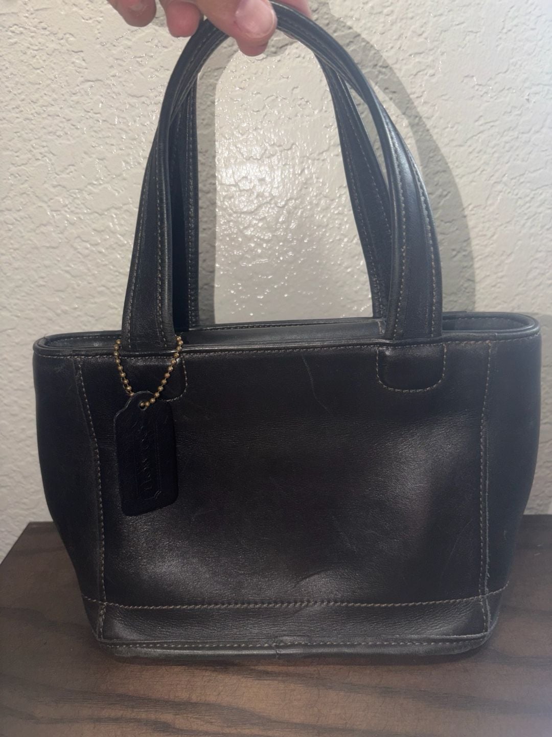 Coach Vintage Black Baby Bleecker Satchel 9308 2