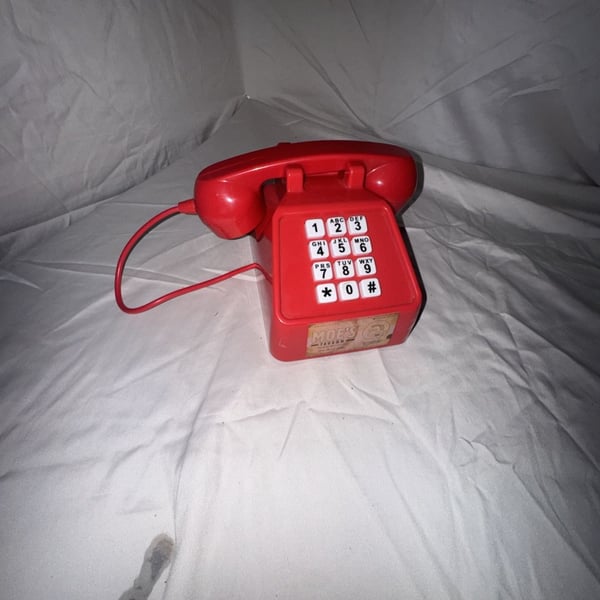 The Simpsons Moe's Tavern Red Prank Phone Desk Toy
(Working)